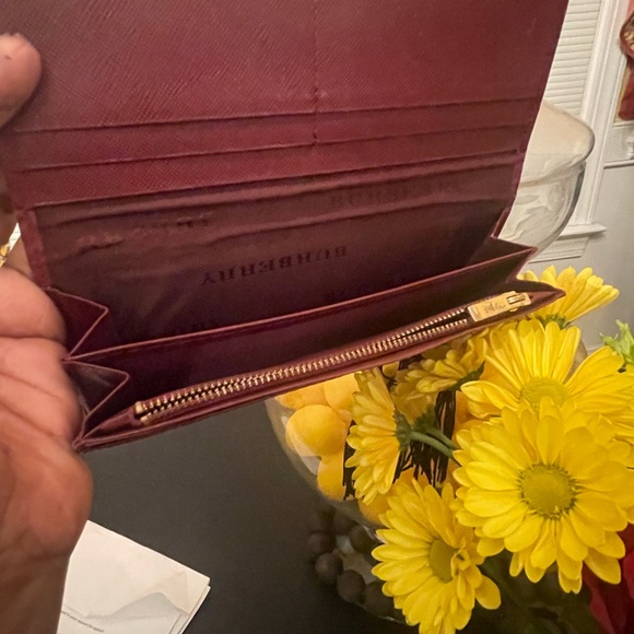 Burberry Long Canvas/Leather Wallet - Picture 4 of 7